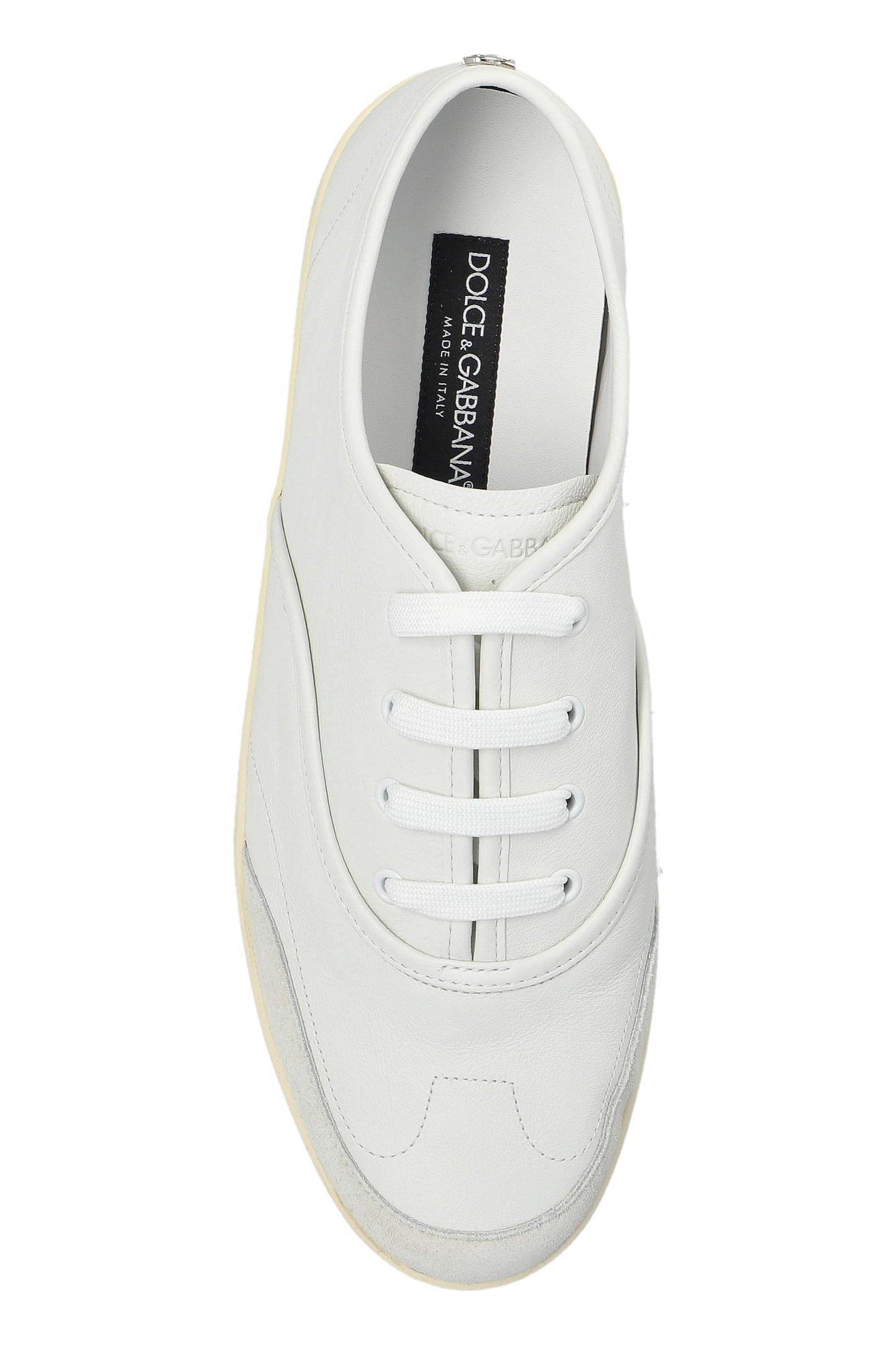 靴 dolce&gabbana 27.0 Dolce & Gabbana Grey Mixed-Materials Space Sneakers